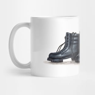 Boots and Rose Mug